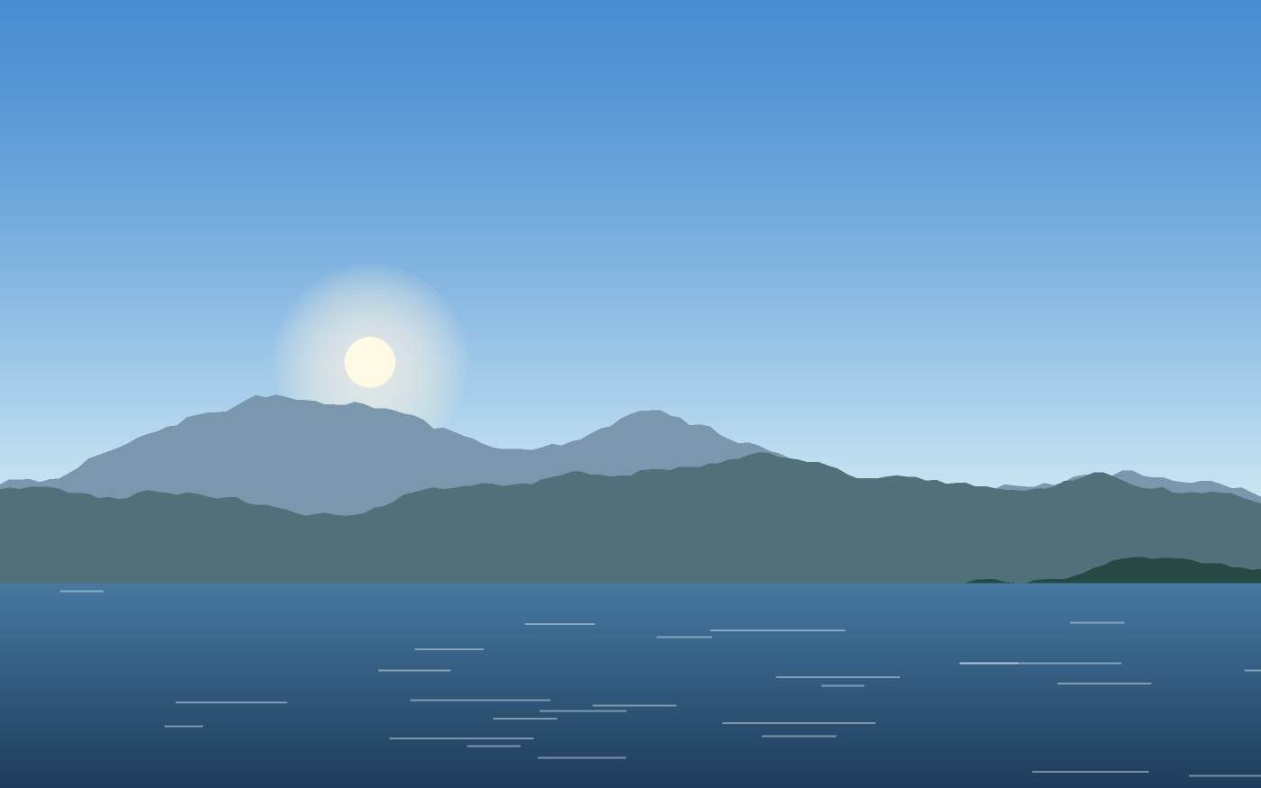 Ilustración de un paisaje