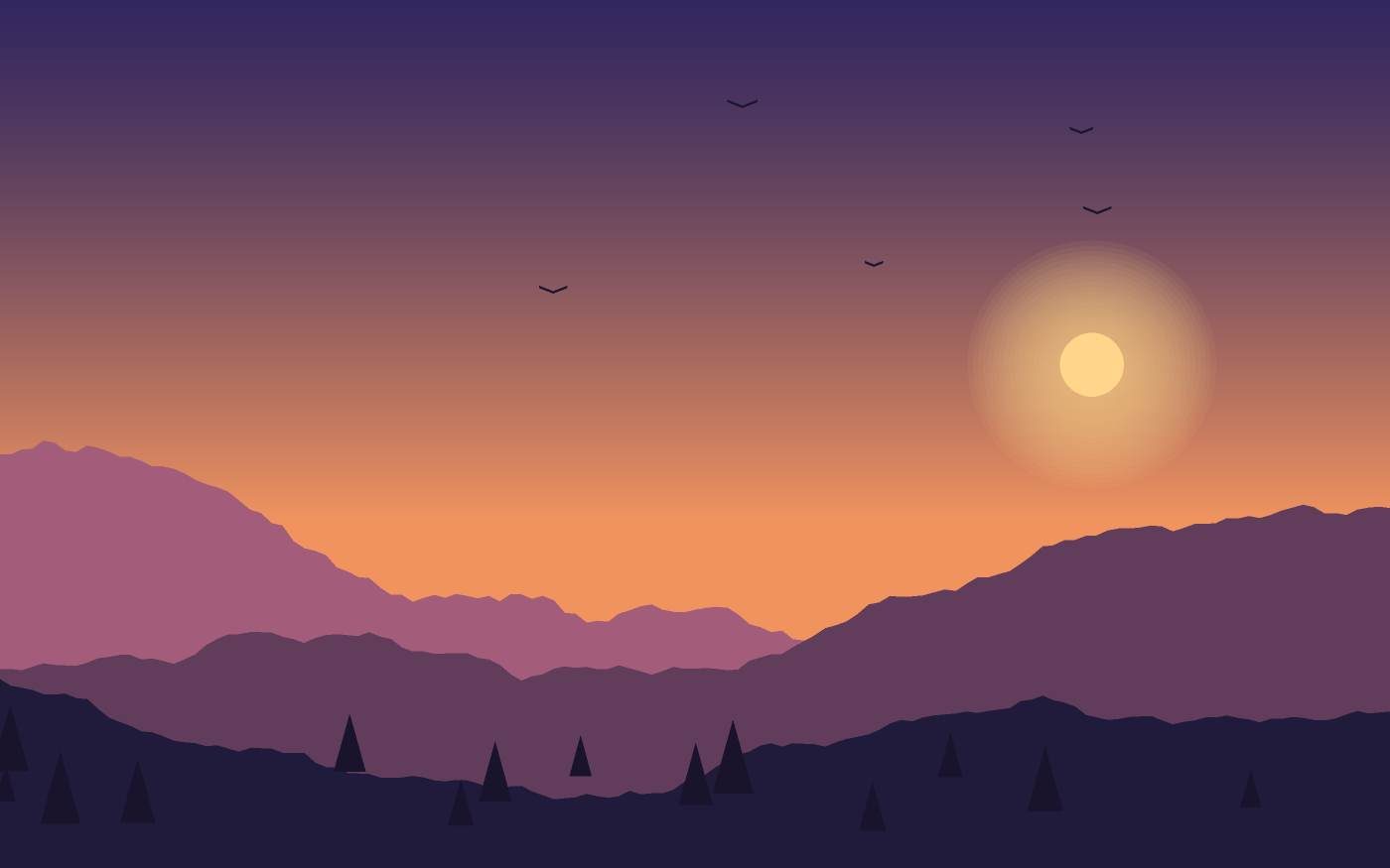 Ilustracja krajobrazu